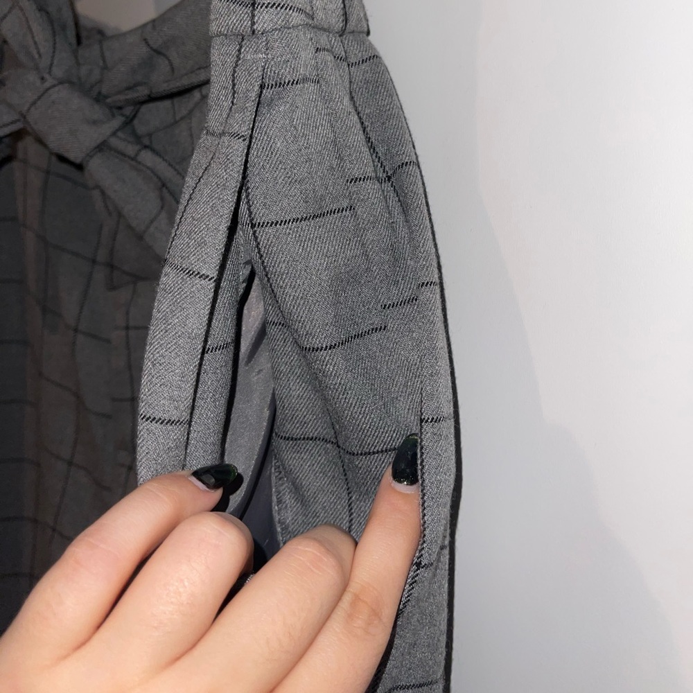 Eloquii Gray Checkered Top